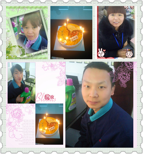 We celebrate our birthday together in April