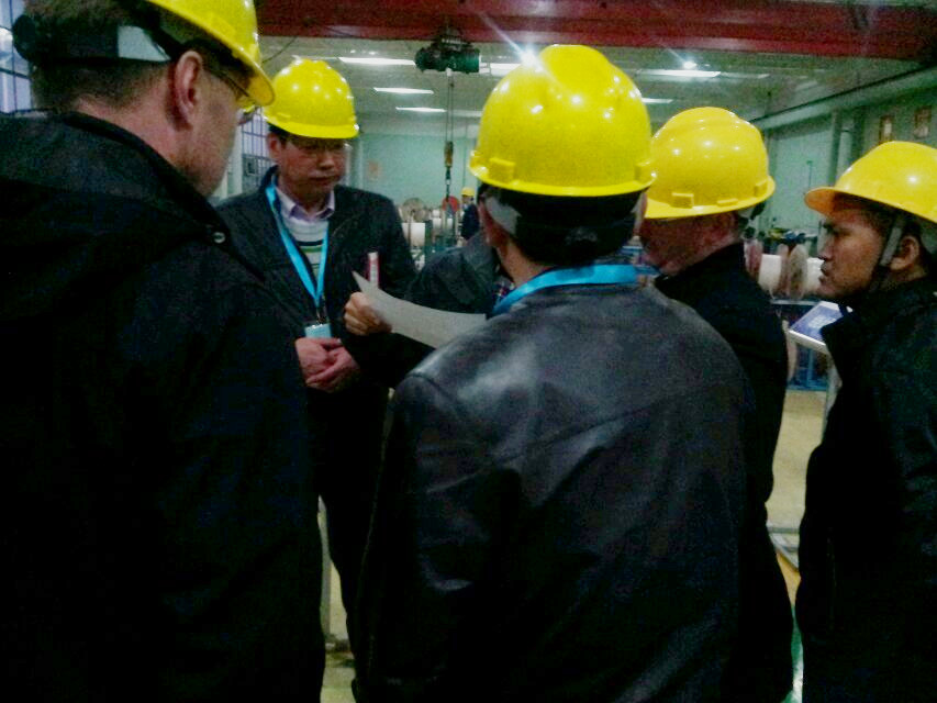 奥图泰(上海)冶金设备技术有限公司莅临我司参观考察